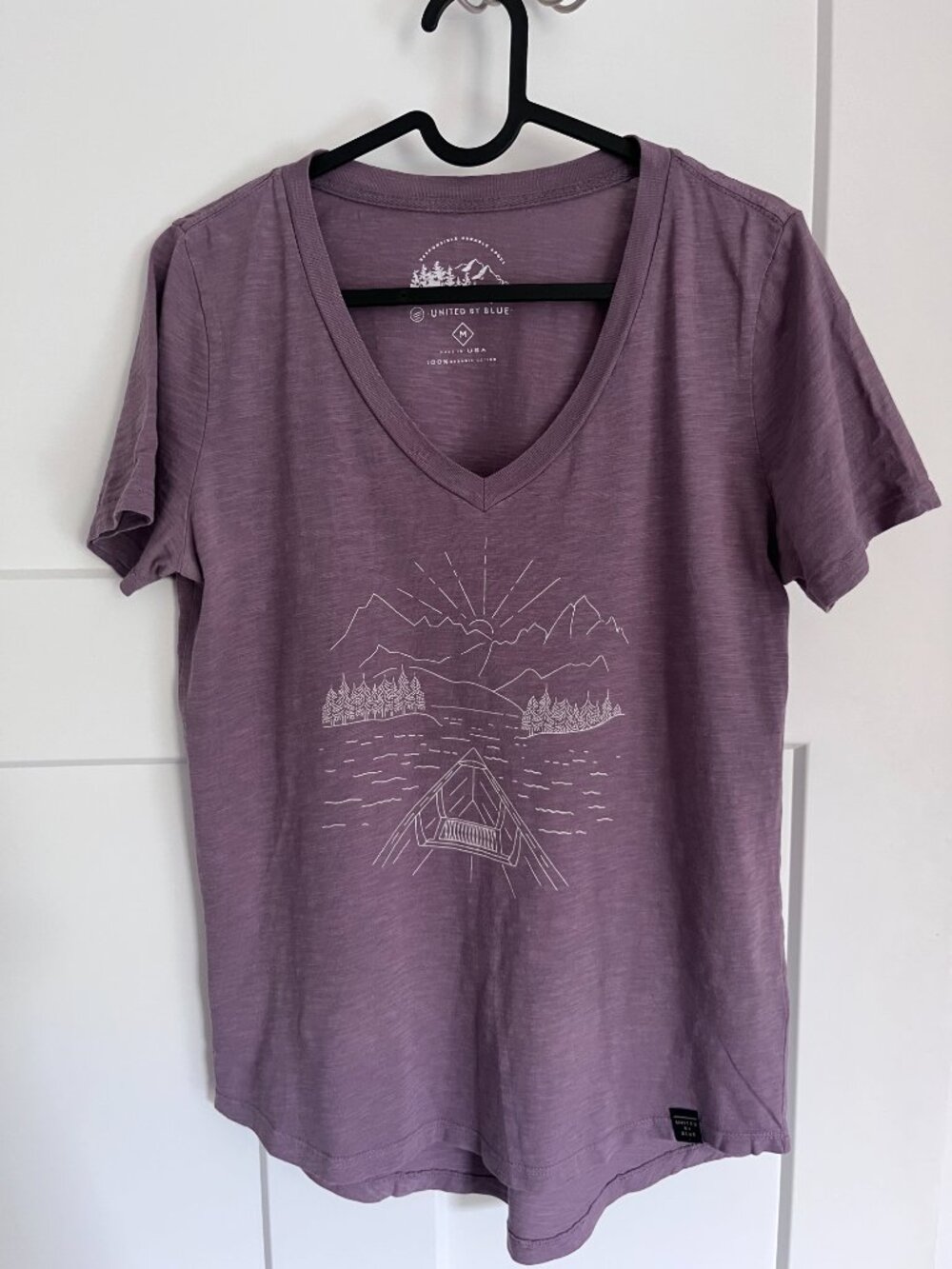United by Blue Women's Canoe Tee - Purple / M